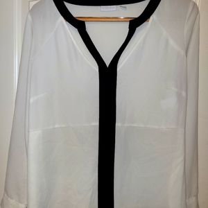 New York & Co cut out blouse
